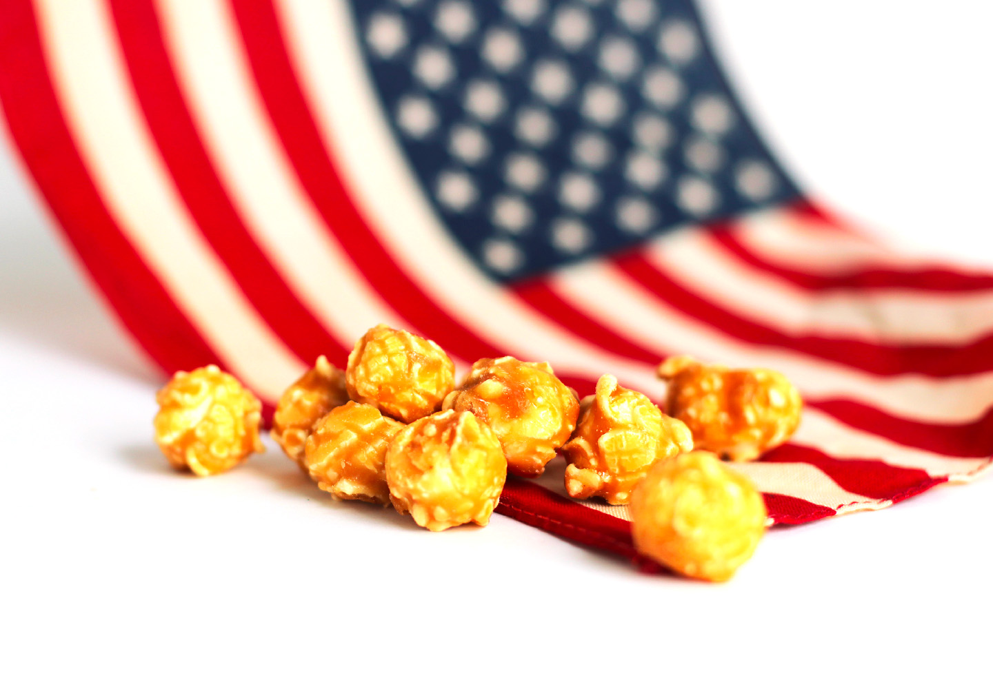 Popcorn on American Flag