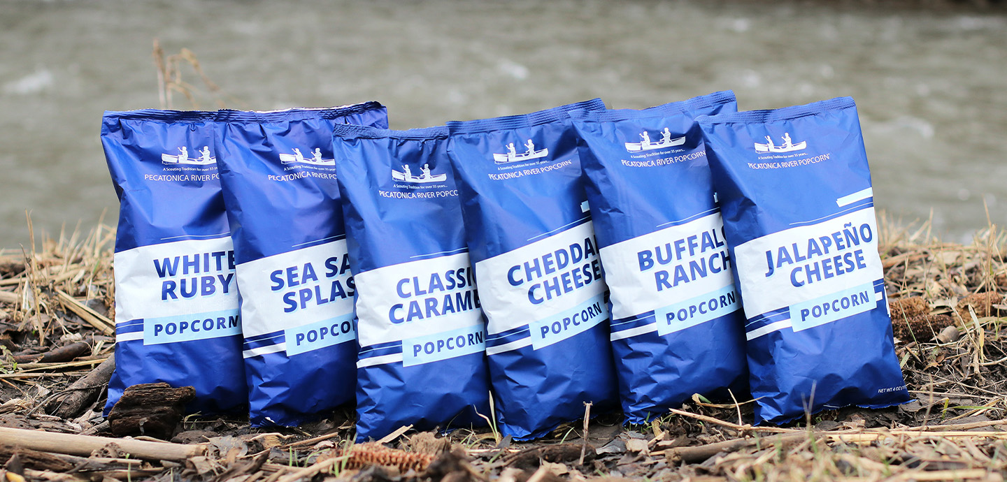 Pecatonica River Popcorn bags.